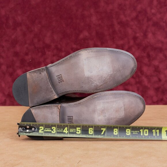 Frye Women Melissa DRing Dark Brown Leather Zip Riding Equestrian Boots sz 7 - Picture 5 of 10